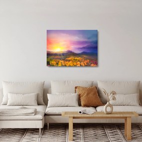 Kép - Hajnalban (üvegen) (70x50 cm)
