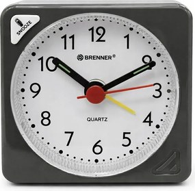 Kvarc Ébresztőóra Brenner Re 03 Szürke Kocka Hálózsák Snooze
