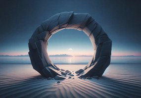 Fotótapéta - Kő átjáró (147x102 cm)