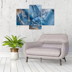 Kép - Kék tagolt márvány (90x60 cm)