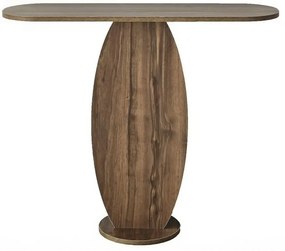 Ellittica Walnut összecsukható konzolasztal