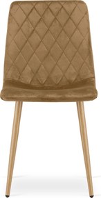 Barna bársonyszék TURIN