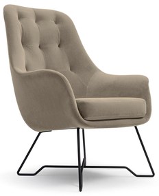 Fotel Eliah (taupe). Akció -16%. 1098190