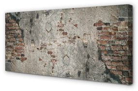 Canvas képek Kő téglafal 125x50 cm