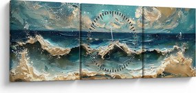 Kép - A tenger festése (órával) (90x30 cm)