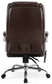 GIORGIO forgó masszázsfotel, barna