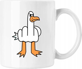 Bögre Lúd Fu#k humor Fehér 330ml