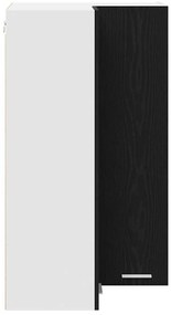 Függő szekrény Riga Fekete tölgy és fehér 57 x 57 x 100 cm