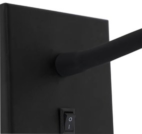 Modern rugalmas fali lámpa fekete LED-del - Flex