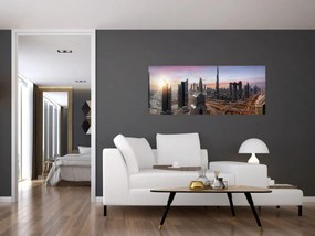 Kép - Dubai panorámája (120x50 cm)