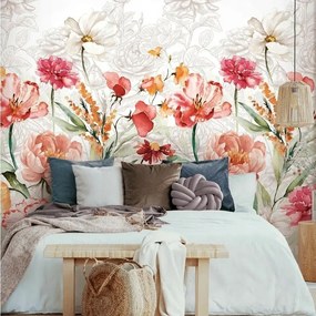 Panoráma tapéta Marburg Virágok 159 x 280 cm