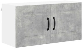 Fali konyhaszekrény Beton Szürke 80 x 31 x 40 cm Faanyag
