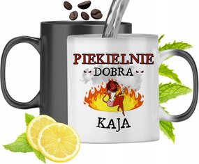 Mágikus Bögre Kai Fekete Színváltós, fényképes nyomattal