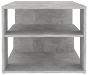 Betonszürke szerelt fa dohányzóasztal 100 x 50 x 40 cm