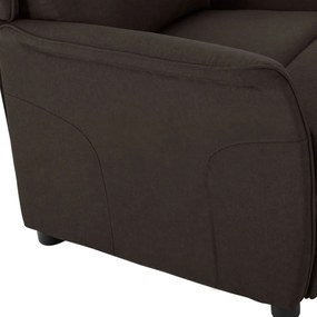 Replika Karosszék Sötétbarna 67,5x93,5x101,5 cm Szövet