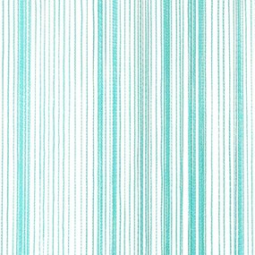2 db türkiz zsinórfüggöny 100 x 250 cm