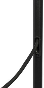 Kültéri állólámpa fekete fehér árnyékolóval IP65 25 cm - Virginia