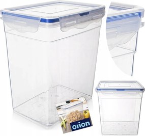 Konyhai Ételtároló doboz ömlesztett termékek pehely tömítéssel magas 3L