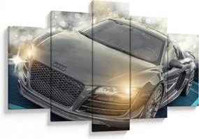 Audi autó képe - szürke (150x105 cm)