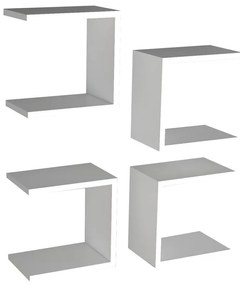 Fali polc Base - White