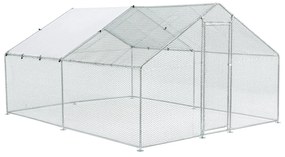 Juskys Kültéri ketrec tyúkok számára - 3x4x2m