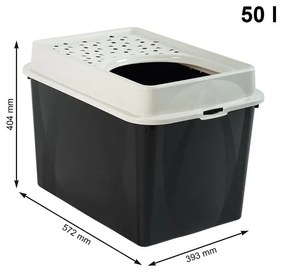 Macskatoalett 57,2x39,3 cm Eco Berty - Rotho