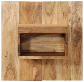 Éjjeli szekrény 50x27x50 cm tömör akácfa
