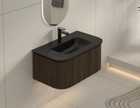 AREZZO design SIERRA 80 cm-es alsószekrény 1 fiók, 2 ajtó, dió