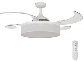 FANAWAY 511030 - LED Mennyezeti ventilátor FRASER 3xE27/20W/230V fehér + távirányító
