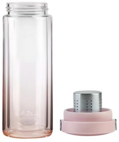 Rózsaszín üveg ivópalack 350 ml Fuori – Vialli Design