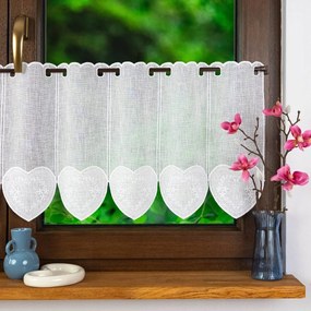 Irigy Hímzett Szív Akasztó Kész 61 cm széles x 40 cm magas