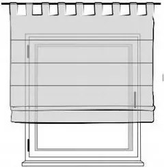 Kész római roló Verona 160x180cm fekete