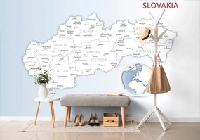 Tapeta mapa Slovenskej republiky