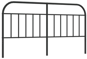 fekete fém fejtámla 160 cm