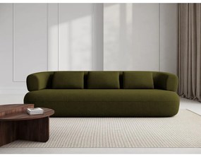 Zöld buklé kanapé 226 cm Jenny – Micadoni Home
