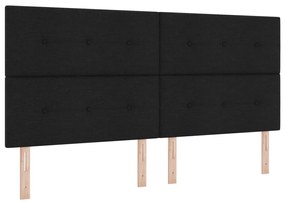 Fejtámla Gombos Fekete 200 cm Szövet