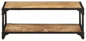 tömör nyers mangófa dohányzóasztal 90 x 45 x 35 cm