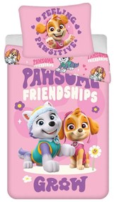 Egyszemélyes mikroszálas gyerek ágyneműhuzat 140x200 cm Paw Patrol – Jerry Fabrics