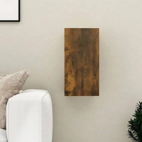 Füstös tölgy színű szerelt fa tv-szekrény 30,5 x 30 x 60 cm