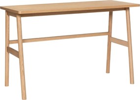 Íróasztal tölgyfa dekorral 50x120 cm Acorn – Hübsch