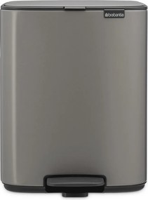 Szürke acél pedálos szemetes 12 l Bo – Brabantia