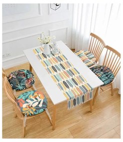 Asztali futó és székpárna szett 5 db-os Long Leaves – Mila Home