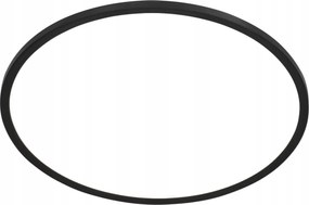 Briloner Slim Led panel fekete 42 cm 22 W, kör alakú mennyezeti lámpa