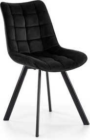 Étkezőszék COMORO, 1 db, fekete