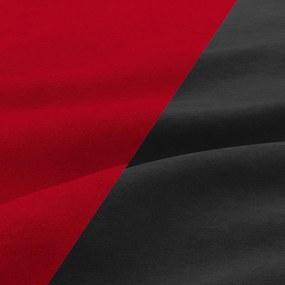 Sony kanapé, szövet anyag, bonell töltet, fekete - piros