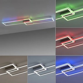 Leuchten Direkt14635-55-LED RGB FELIX 34,5W/230V dimmelhető mennyezeti lámpa+DO