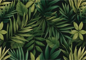 Fotótapéta Dzsungel Levelek Természet Hálószoba Nappali Tapéta Flizelina 200x140