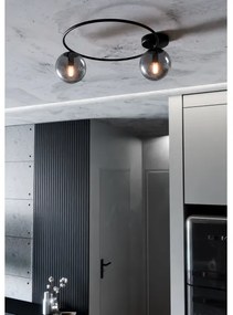 Mennyezeti lámpa SOPRA 2xE14/10W/230V fekete