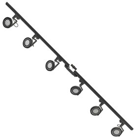 Zuma Line 3028 - Spotlámpa sínrendszerrel MASTER 6xGU10/10W/230V fekete