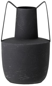 Itamar fekete fém váza, magasság 20,5 cm - Bloomingville